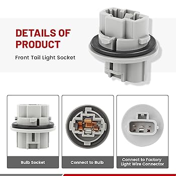 RINDOトランプ Amazon.com: zipelo Front Turn Signal Light Bulb Plug Socket